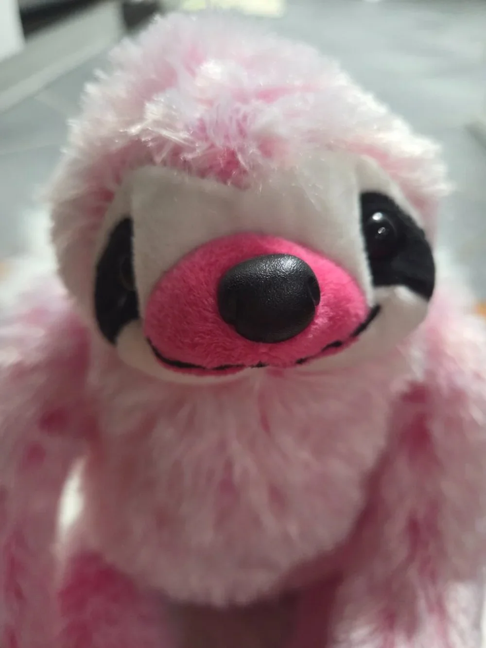 Pink Stuffed Sloth Toy